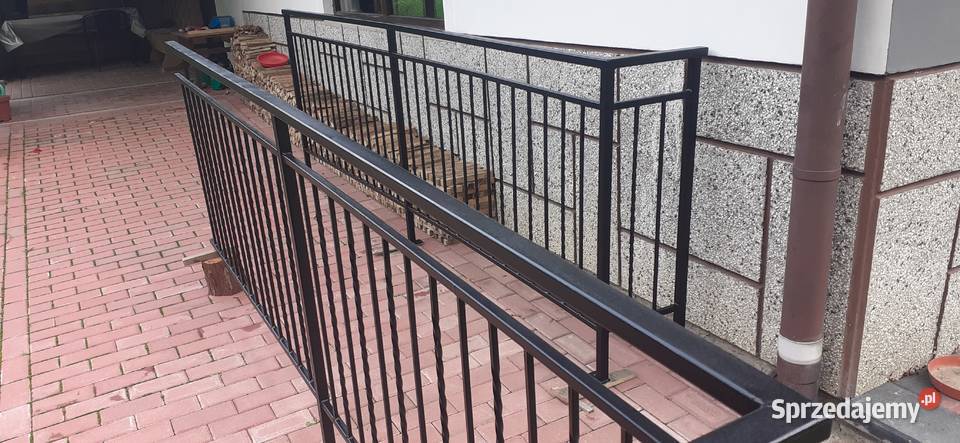 Barierki tarasowe balkonowe SUPER STAN małopolskie Gorlice sprzedam