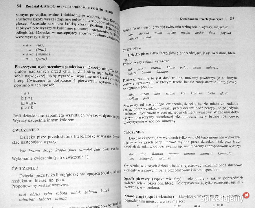 Trudności w czytaniu i pisaniu Modele ćwiczeń Chełm