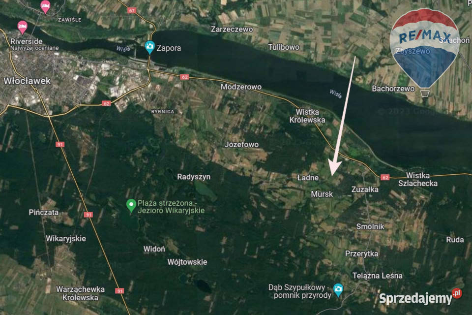 Działka 13 400 m2 z warunkami zabudowy 13400m2 Ładne