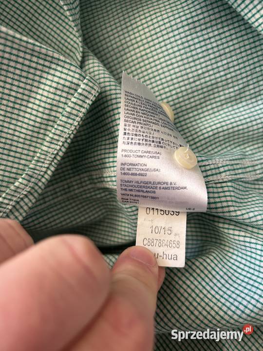 Elegancka koszula męska TOMMY HILFIGER długi Zamość