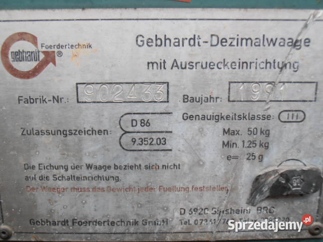 Elektrycznym przesiewacz do pakowania Jadwisin