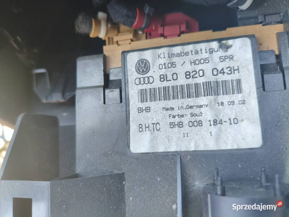 Audi A3 8L panek nawiewu klimatronik 8l0820043h Tarnów
