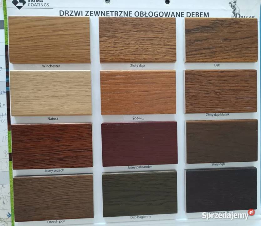 Drzwi drewniane dwuskrzydłowe ocieplane możliwy Dom i Ogród Kozienice