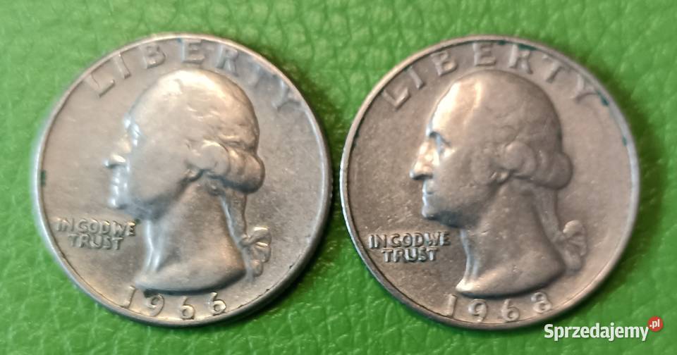 2 x Quarter Dollar Ćwierć Dolar Liberty Sosnowiec sprzedam