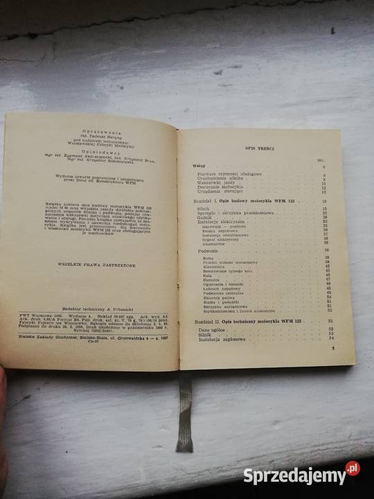 Wfm instrukcja obsługi 1958 Dąbie