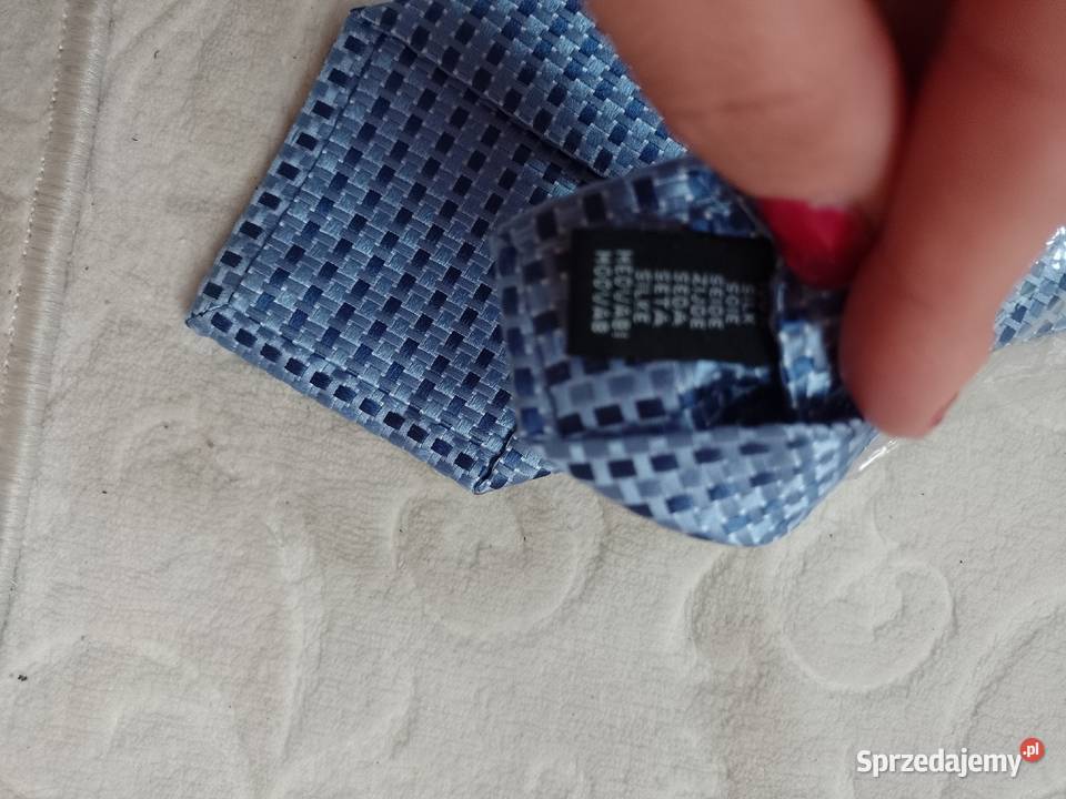 SuitConnection Niebiesko granatowy krawat Kraków