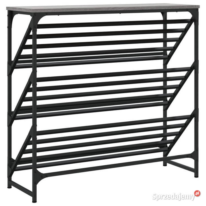Stojak na buty szary dąb sonoma 90x30x85 Warszawa
