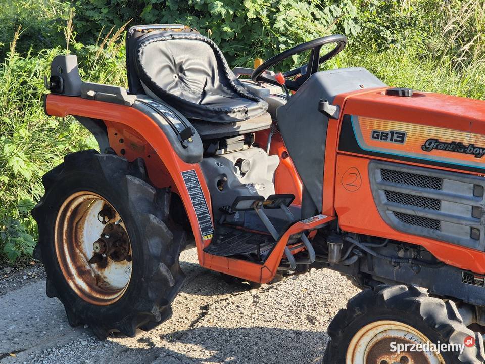 Traktorek traktor KUBOTA GB13D 13 44 Małuszyn sprzedam