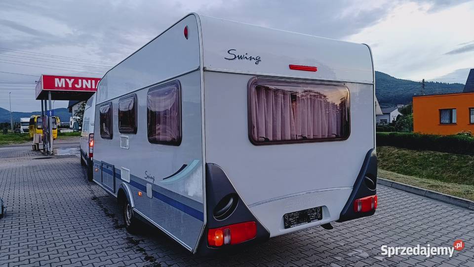 przyczepa kempingowa MOVER campingowa kemping Międzybrodzie Bialskie