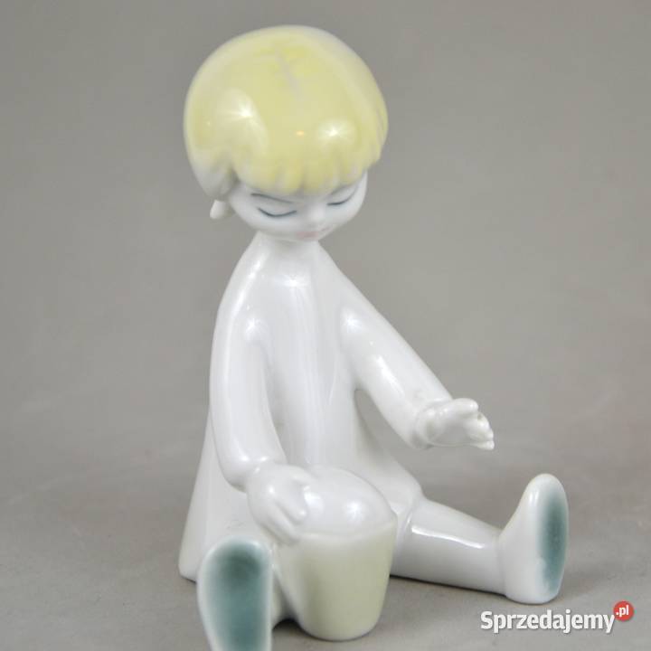 3 figurki art deco Hollohaza Aurl Kldor lata