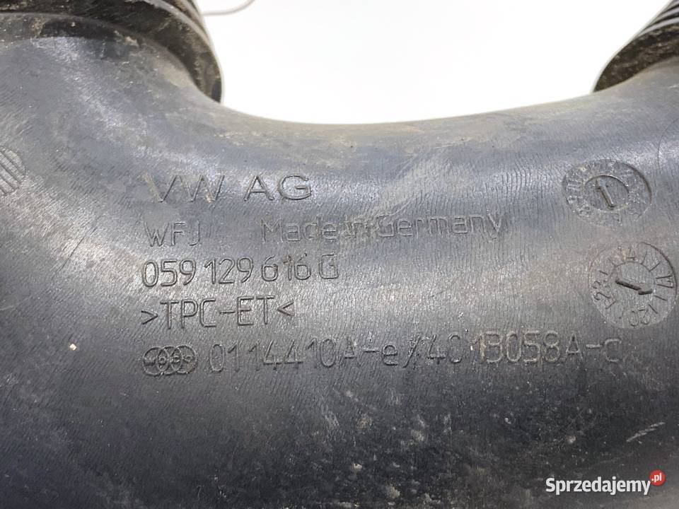 RURA POWIETRZA AUDI Q8 059129616G 30 286 PRZEWÓD
