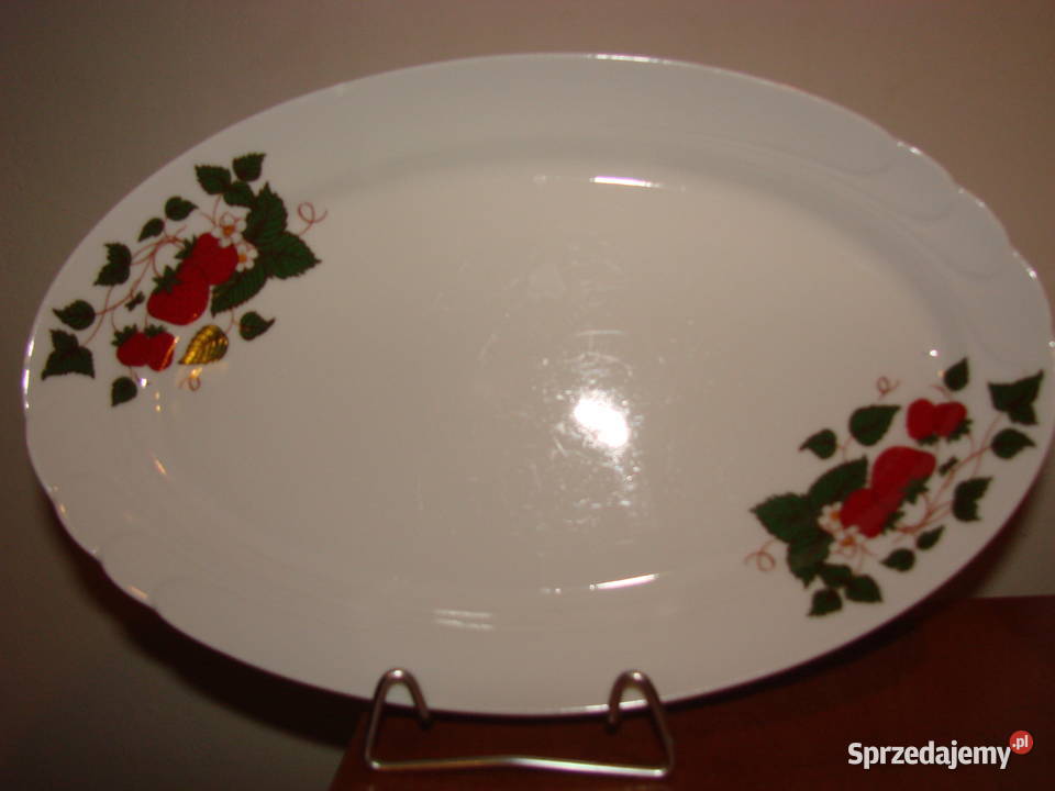 Lubiana półmisek Truskawki PRL pomorskie Pruszcz Gdański sprzedam