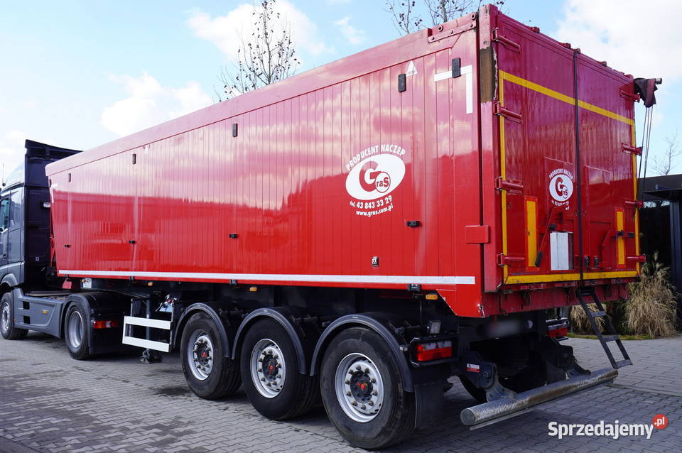 Naczepa wywrotka Gras GS 355t 48 m3 2022 3 Kraków sprzedam