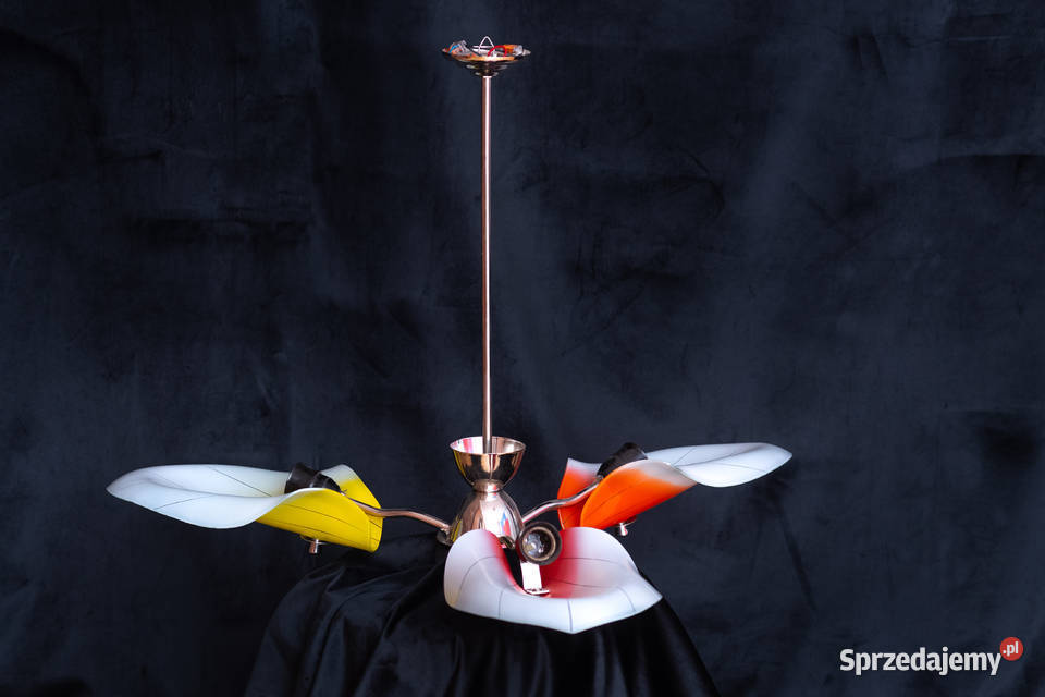 Żyrandol lata 60 Look PopArt MidCentury Vintage Lampy wiszące Dąbrowa Górnicza