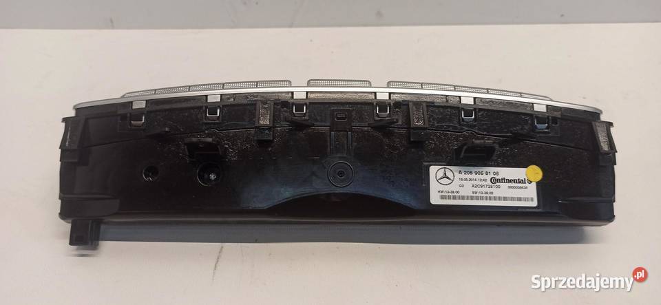 MERCEDES W205 PANEL KLIMATYZACJI A2059058105