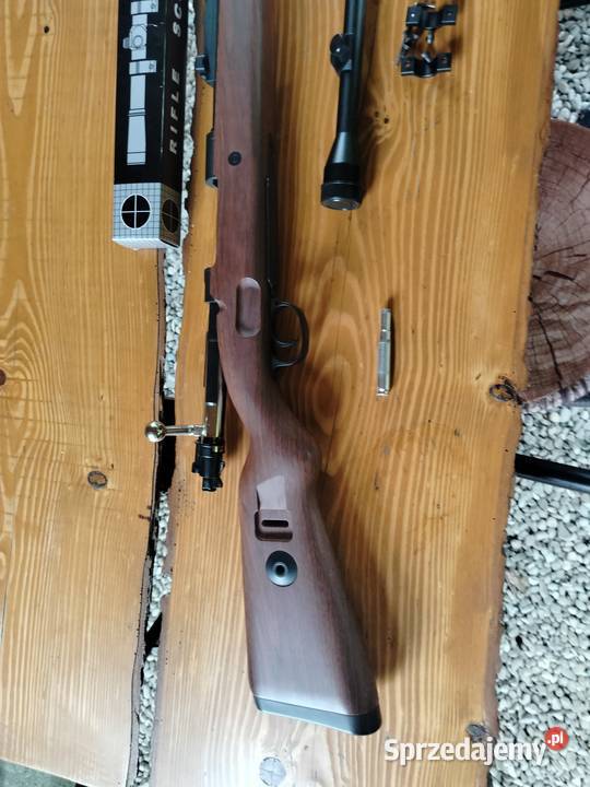 Replika ASG Karabinu kar98k na łuski z lunetą i małopolskie