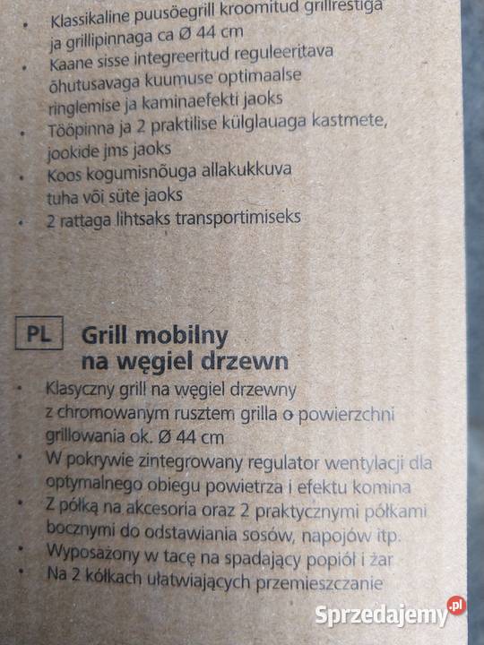 NAJTANIEJ Grill Węglowy Mobilny z Pokrywą Grille węglowe Zabrze