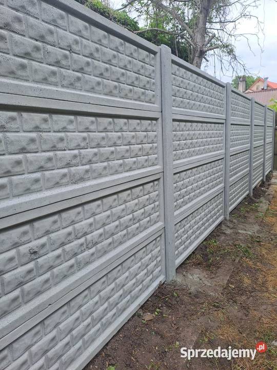 Ogrodzenia betonowe Nowoczene wzory dolnośląskie