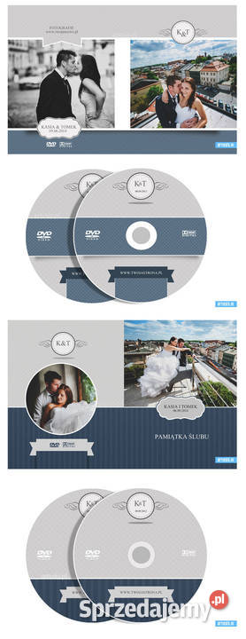 Szablony ślubne DVD 2 Projekty psd Okładki Kraków