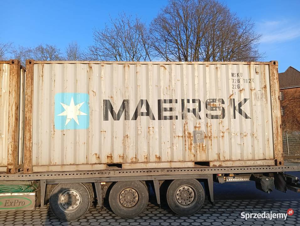 Kontener morski 20HC transport cała Polska Bobolice