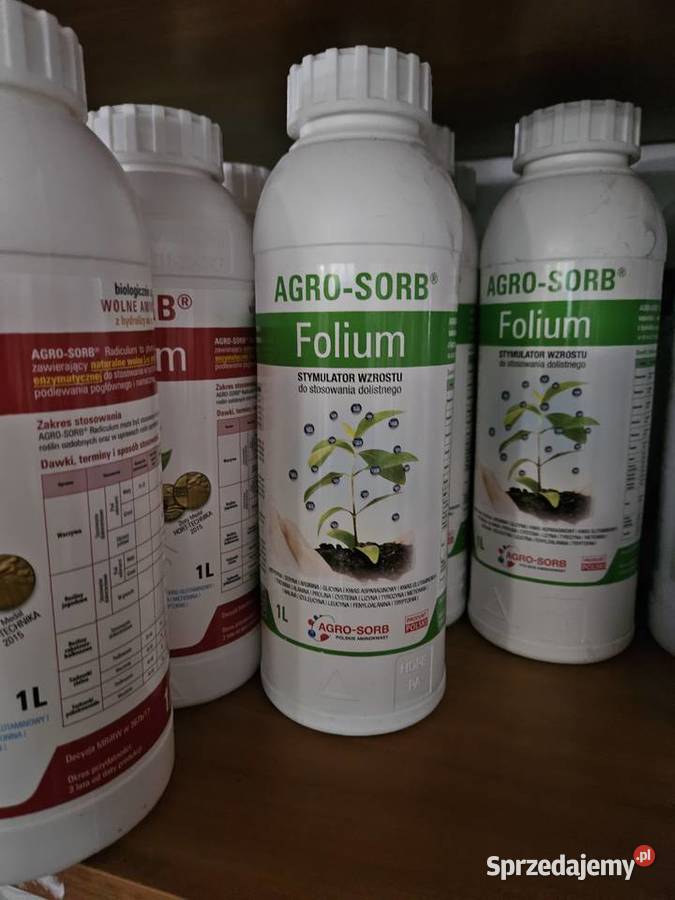 AgroSorb Folium 5l Aminokwasy Stymulator Wzrostu Radziemice