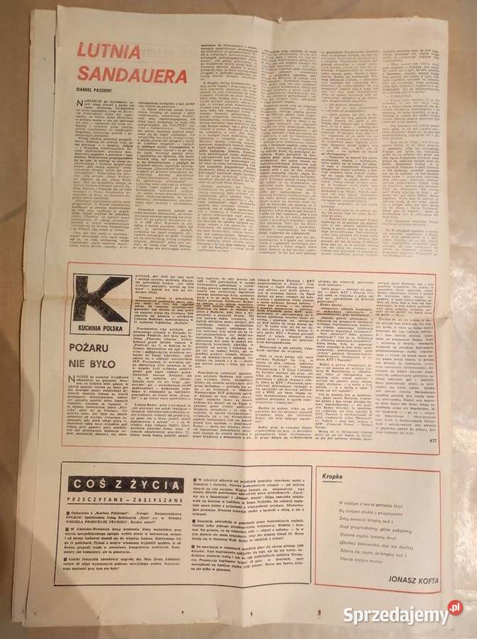 Polityka gazeta czasopismo 13 1508 marzec 1986 świętokrzyskie Kielce