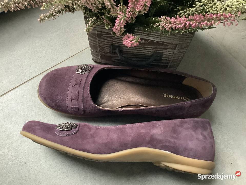 Zamszowe baleriny Jachranka