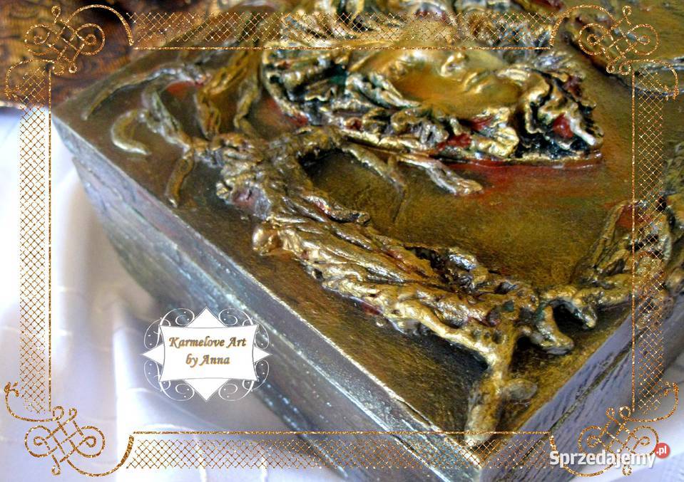 Szkatułka na biżuterię rękodzieło mazowieckie Warszawa