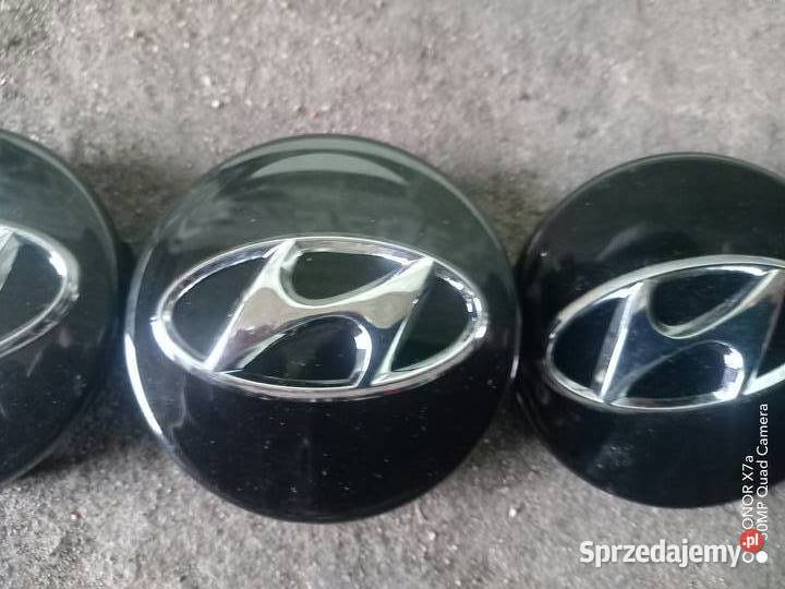 Dekle zaślepki 60mm czarny połysk Hyundai NOWE Motoryzacja świętokrzyskie Kielce