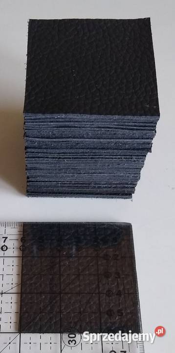 Skóra Kwadrat 6 x 6 50 sztuk Licowa Włoska Gdańsk