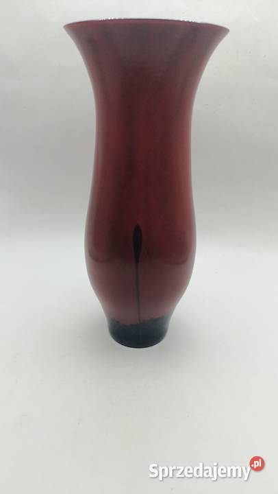 Wazon duży czarne szkło Ebony