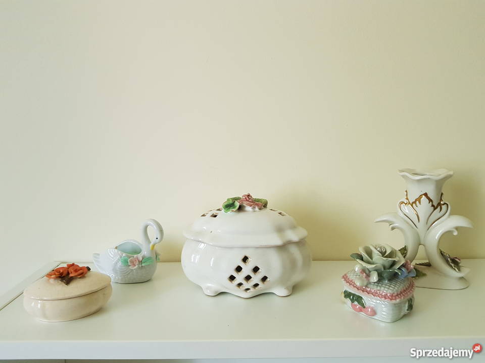 Kolekcjonerskie puzderka świecznik stare mazowieckie Warszawa