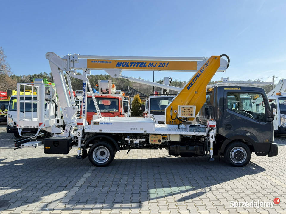 Nissan Cabstar Zwyżka Podnośnik Koszowy Multitel świętokrzyskie Widełki