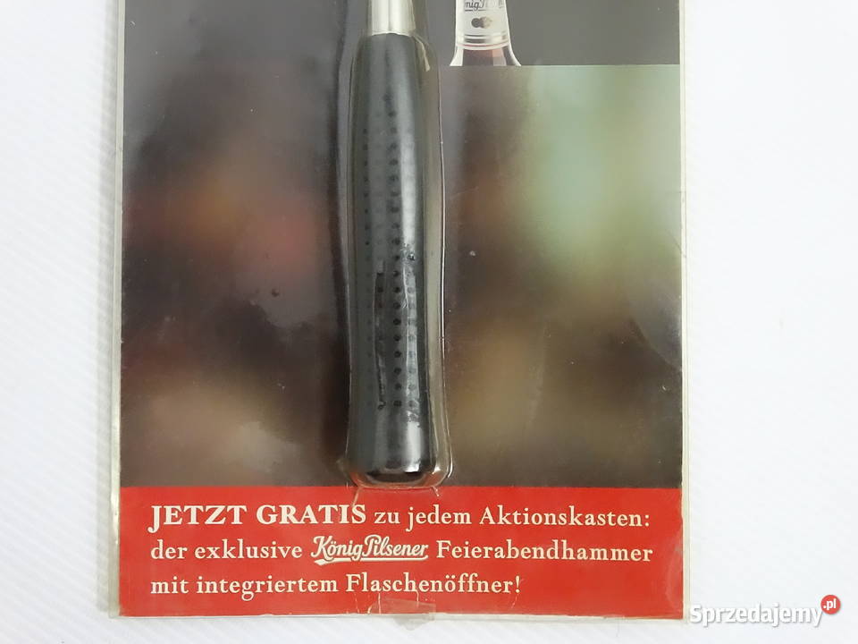 Młotek z otwieraczem do butelek Knig Pilsener Gadżety Biłgoraj