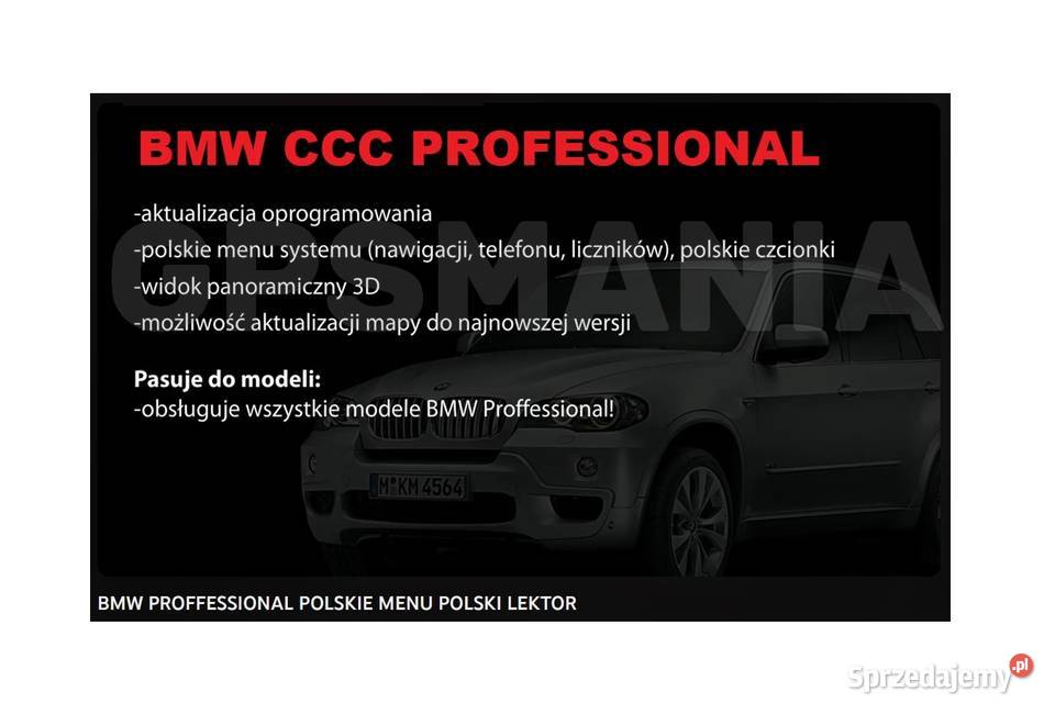 Nawigacja polskie menu lektor BMW 3D X6 X5 E60 łódzkie