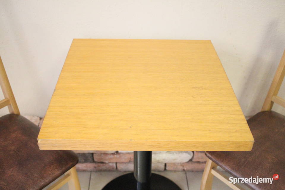 Stoliki do lokalu punktu gastronomicznego DREWNO Gastronomia Pszczyna