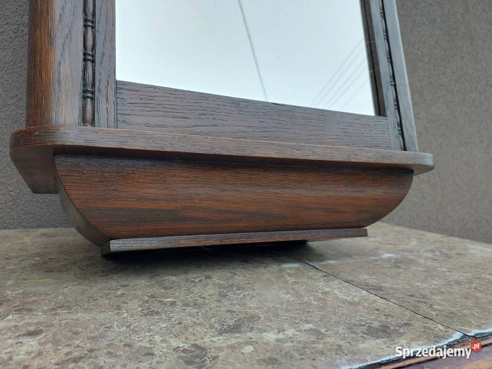 Szafka lustro ze skrzyni starego międzywojennego Tczew