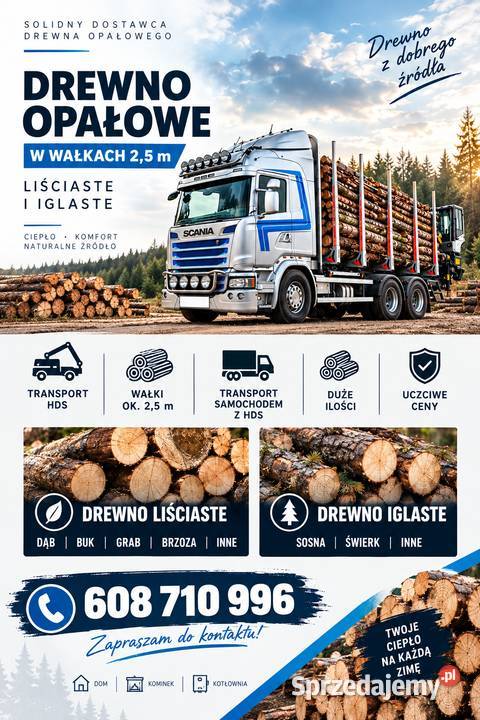 DREWNO OPAŁOWE STAŁA WSPÓŁPRACA I TRANSPORT HDS