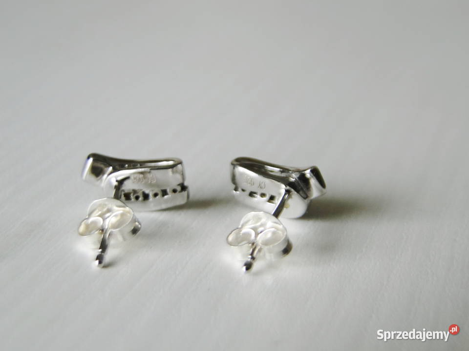 Nietuzinkowe subtelne kolczyki srebro 925 Kolczyki mazowieckie Warszawa