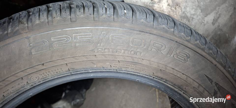 22560R18 Nokian bieżnik 4x7mm produkcji 4220 Ignasin sprzedam