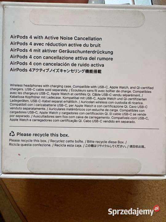 Airpods z redukcją hałasu 2024 anc