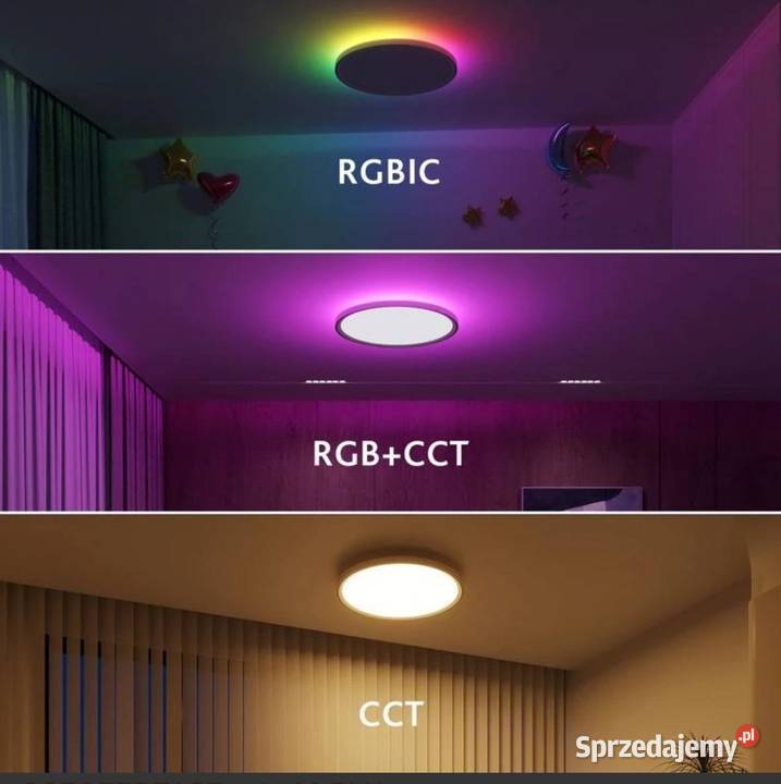 30W Ultrabłyskowa Lampa Sufitowa RGBCW Pozostałe pomorskie Słupsk sprzedam