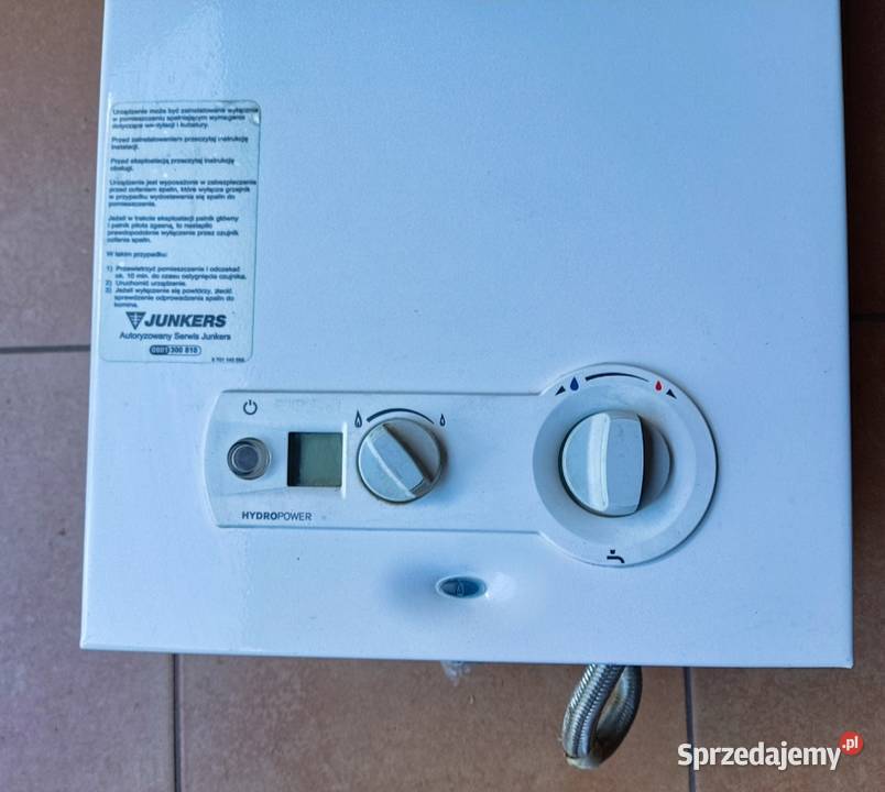 Terma Junkers Hydropower WRDP piecyk do łódzkie Wilamów-Parcela