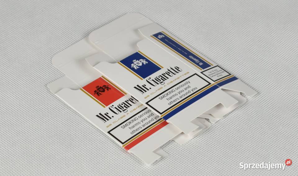 Paczki opakowania pudełka gilzy papierosowe 1000 małopolskie Tarnów