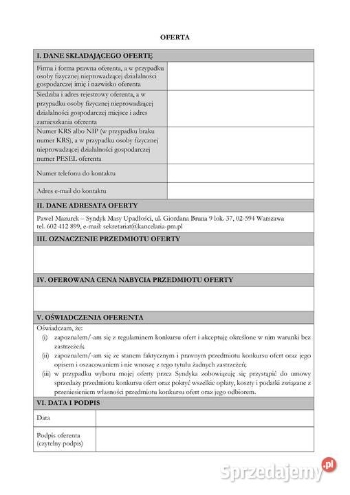 Syndyk sprzeda Samsung Galaxy S24 mazowieckie Warszawa