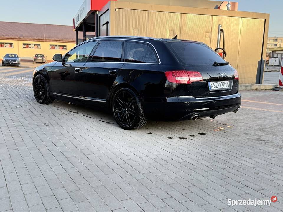 Audi A6 C6 30 TDI DPF QUATTRO FACELIFT czarny Szczytno sprzedam