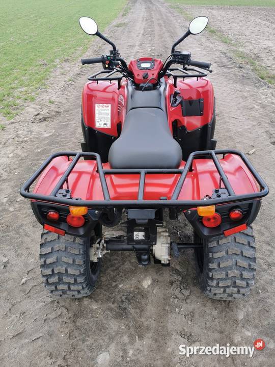 Quad Kymco Kawasaki bruteforce 300 kwity l7e hak czerwony