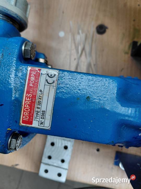 Pompa przemysłowa z silnikiem elektrycznym na Gliwice