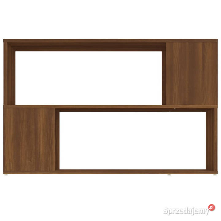 Regał na książki brązowy dąb 100x24x63 WM816040 Warszawa