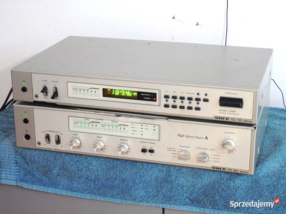 Wzmacniacz i Tuner UHER VG825 i EG725 Vintage Amplitunery podkarpackie Jasło